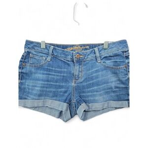 Arizona Jean Co. Denim Shorts Cuffed Hem‎ Casual Blue Jean Shorts Size 9